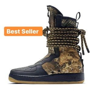 NIKE AIR FORCE 1 BOOT REFLECTIVE AA1128-004 Size10